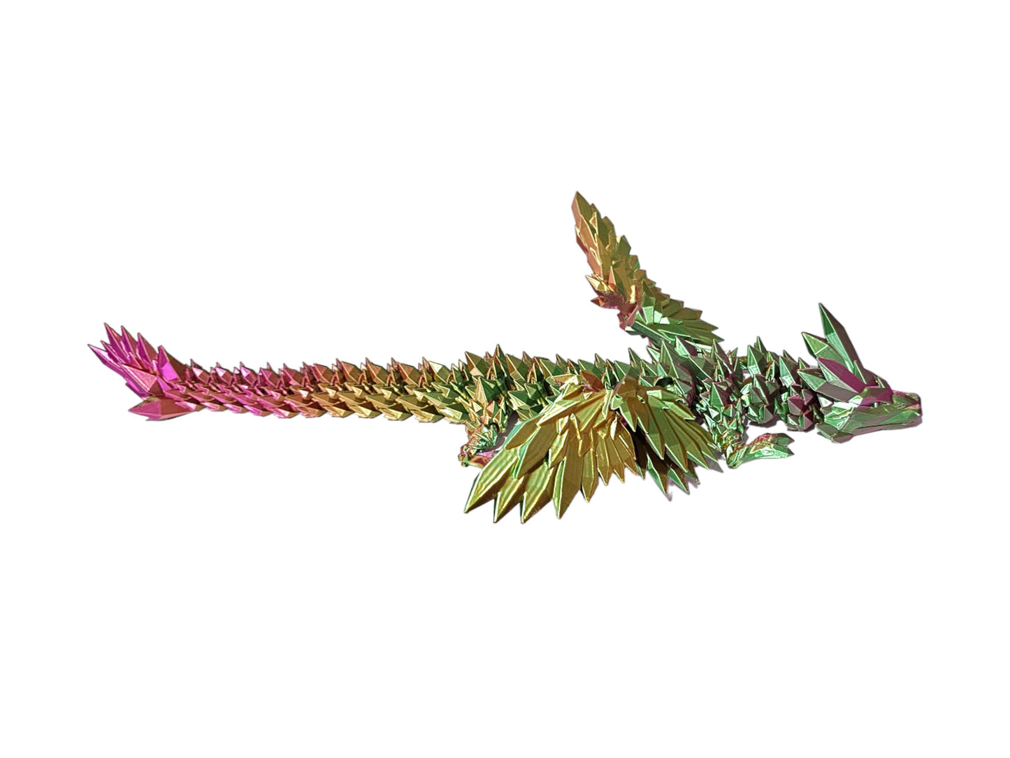 Articulated adult Crystal Wing Dragon