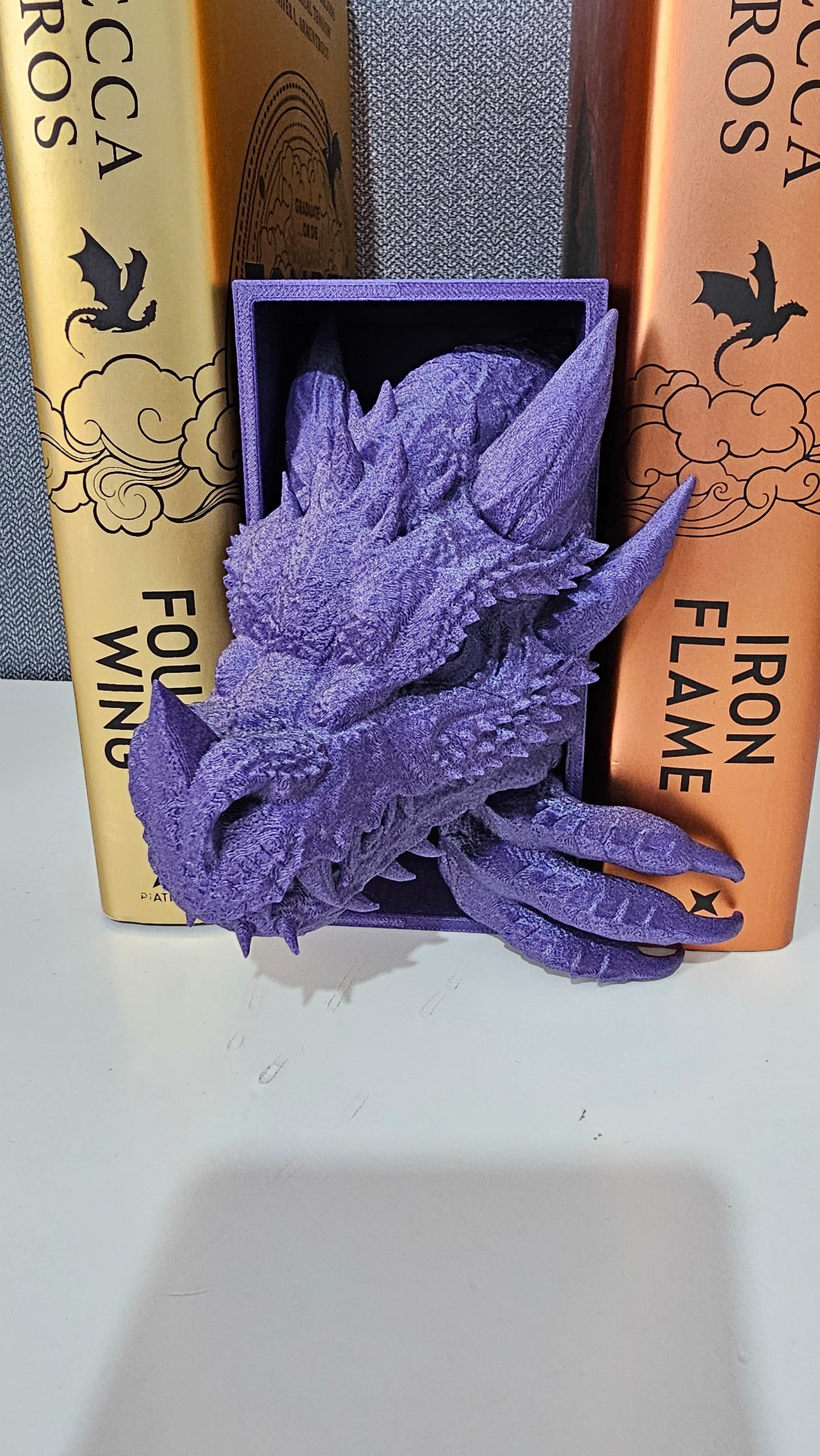 Dragon Book Nook - fourth wing / iron flame inspired