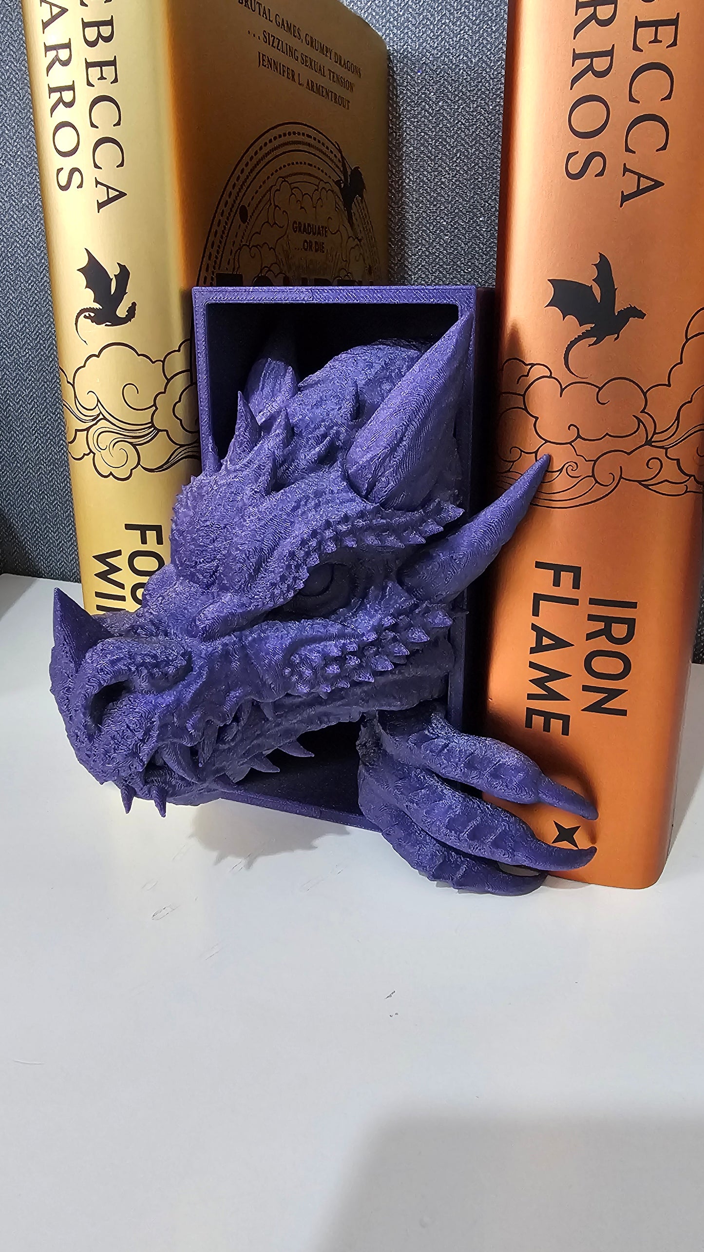 Dragon Book Nook - fourth wing / iron flame inspired