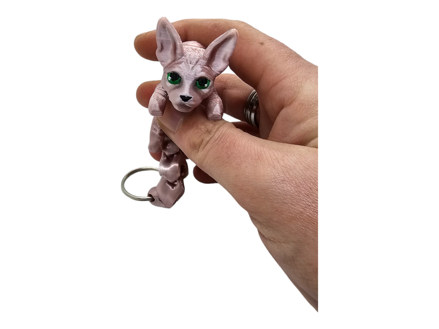 sphynx cat keyring / keychain / bag charm