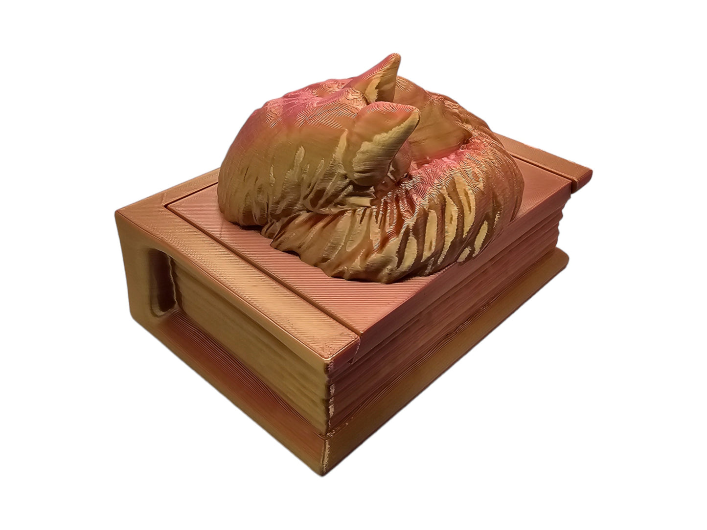 Fox book shaped storage box