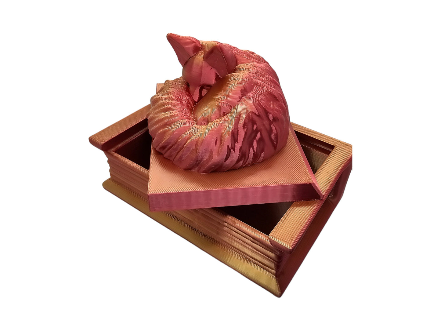 Fox book shaped storage box