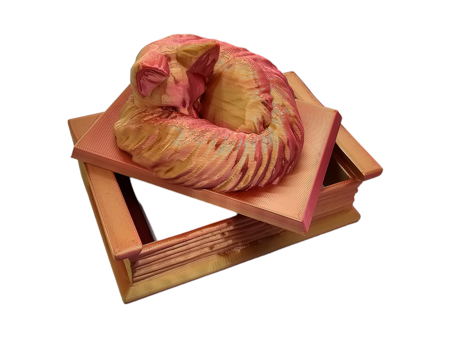 Fox book shaped storage box