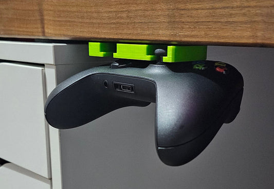 Universal under desk controller holder