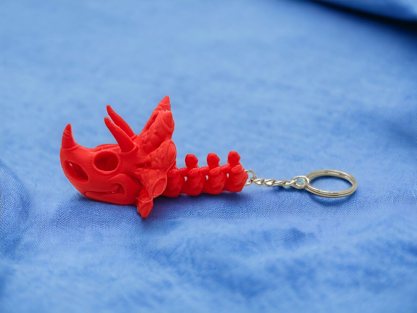 Skeleton Dinosaur Keyring / bag charm